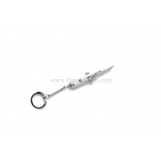 Knife Shape Keychain (White)